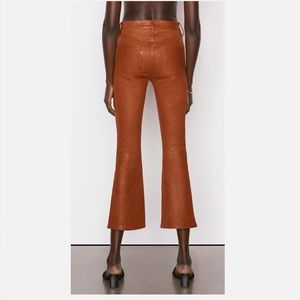 FRAME Leather Le Crop Mini Boot - NWT - Tobacco - Size 27